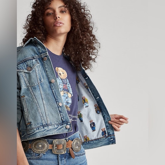 Ralph Lauren Jeans Co. Western Jacket Cowgirl Embroidery Darts Feminine Classic - Picture 14 of 16